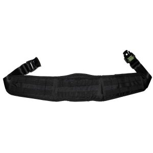 Cinturone molle nero con rinforzi staccabili