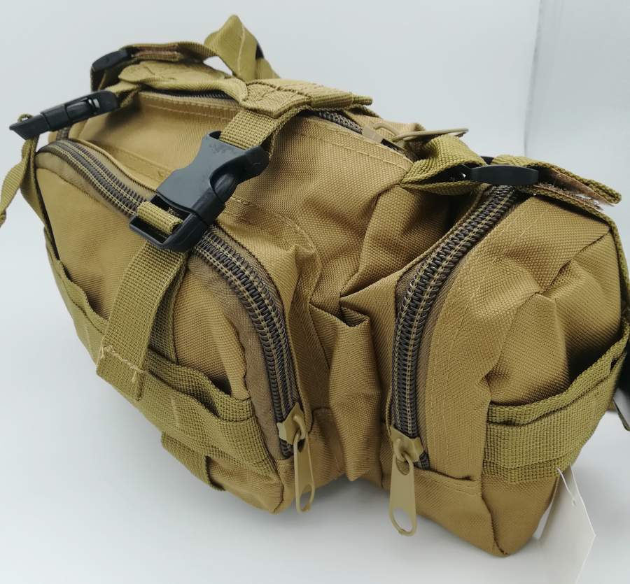Marsupio Tattico Da Gamba In Nylon, Militare, Con Sistema MOLLE, 34x24x13 Cm, Per Sport E Outdoor