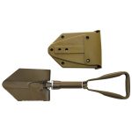 Pala pieghevole multiuso MFH di colore coyote tan con custodia