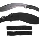 Machete "Kongo" nero con fodero in nylon