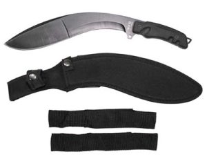 Machete nero con fodero