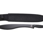Machete "Kongo" nero con fodero in nylon