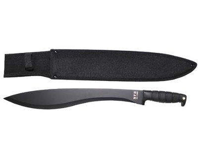 Machete "Taifun" nero con fodero in nylon