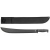 Machete "Kongo" nero con fodero in nylon