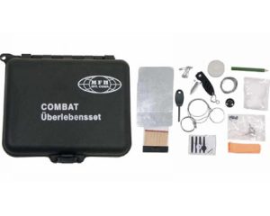 Kit di sopravvivenza, box resistente all'acqua