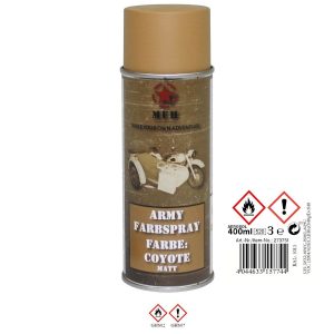 Vernice Militare spray COYOTE OPACO 400ml.
