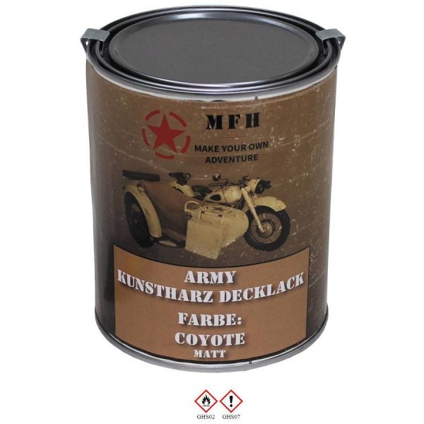 Vernice Militare COYOTE OPACO barattolo 1 lt
