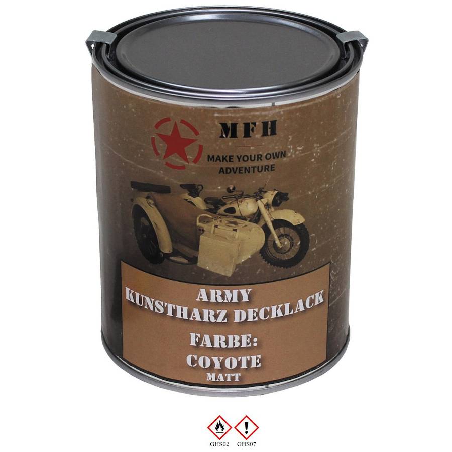 Vernice Militare COYOTE OPACO barattolo 1 lt