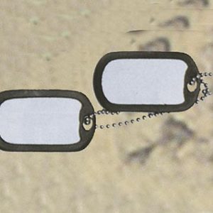 Patch Italia punisher rettangolare sabbia