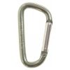 Moschettone in alluminio di colore verde od  D7 cm sp 6.5 mm