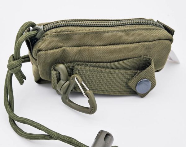 Portachiavi mini pack verde con moschettone