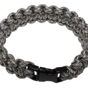 Braccialetto survival PARACORD AT digital con gancio a clip