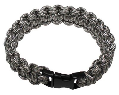 Braccialetto survival PARACORD AT digital con gancio a clip