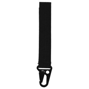 Portachiavi tattico MFH di colore  nero con strap