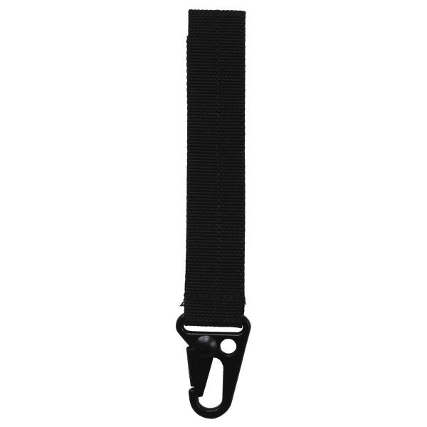 Portachiavi tattico MFH di colore  nero con strap