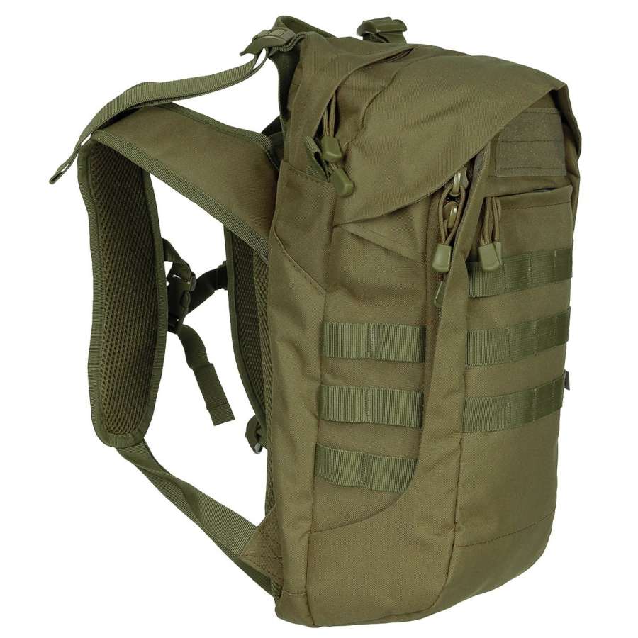 Zaino Militare assault MFH tipo inglese 17 litri di colore verde