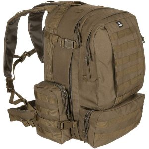 Zaino Tattico Militare italiano by MFH da 65 litri coyote tan