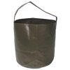 Secchiello pieghevole in PVC verde 10 litri