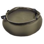 Ciotola pieghevole, 10 l, OD verde, con custodia
