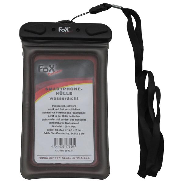 Porta Smartphone nero impermeabile trasparente