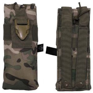 Porta documenti Mollesystem MFH verde a 2 tasche