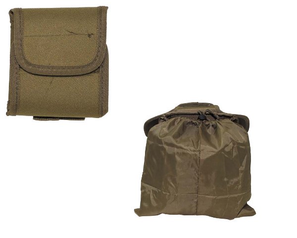 Sacca in nylon con custodia coyote da cintura molleystem