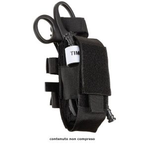 Tasca modulare Mfh di colore nero per accessori IFAK