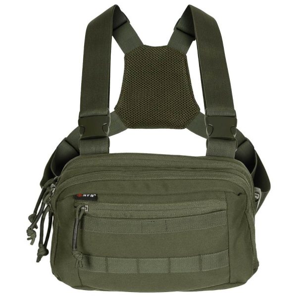 Chest Pack marsupio pettorale MFH di colore verde