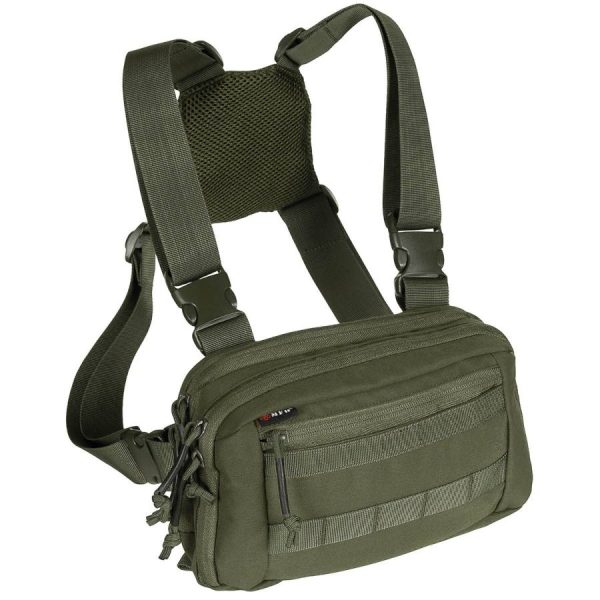 Chest Pack marsupio pettorale MFH di colore verde