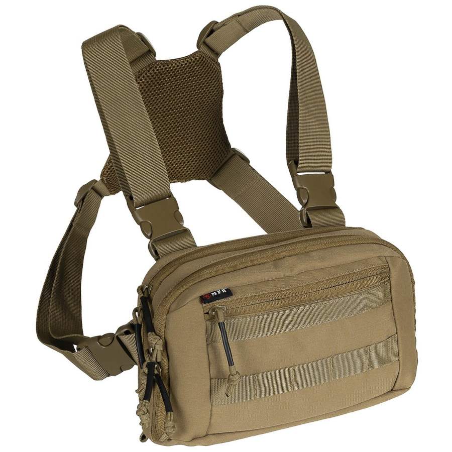 Chest Pack marsupio pettorale MFH di colore coyote tan