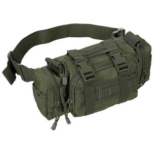 Marsupio multifunzione mollesystem MFH di colore verde