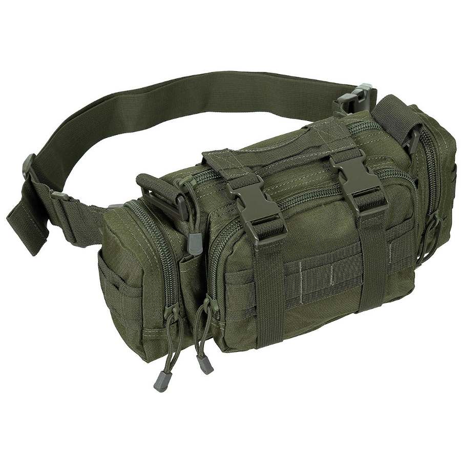 Marsupio multifunzione mollesystem MFH di colore verde