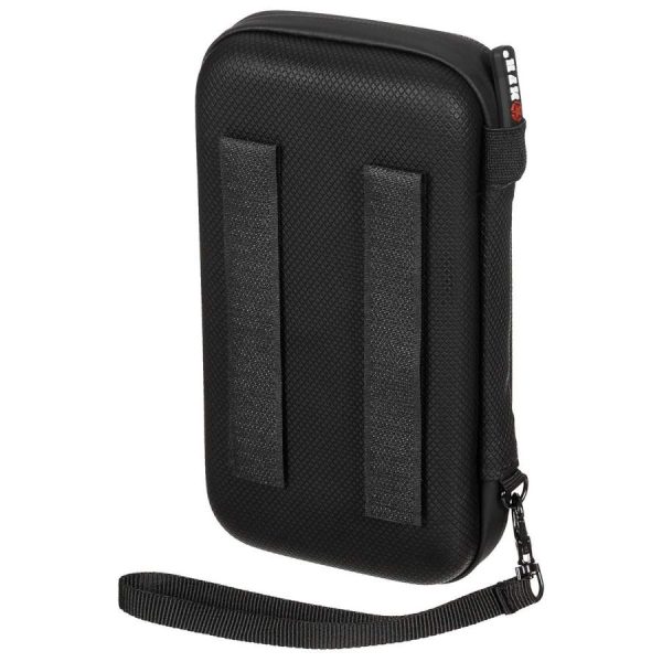 Custodia rigida piccola MFH di colore nero con strap