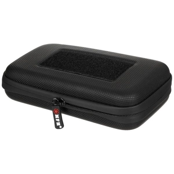 Custodia rigida piccola MFH di colore nero con strap