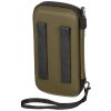 Custodia rigida piccola MFH di colore verde con strap