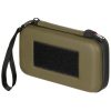 Custodia rigida piccola MFH di colore verde con strap