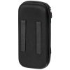 Custodia rigida grande MFH di colore nero con strap