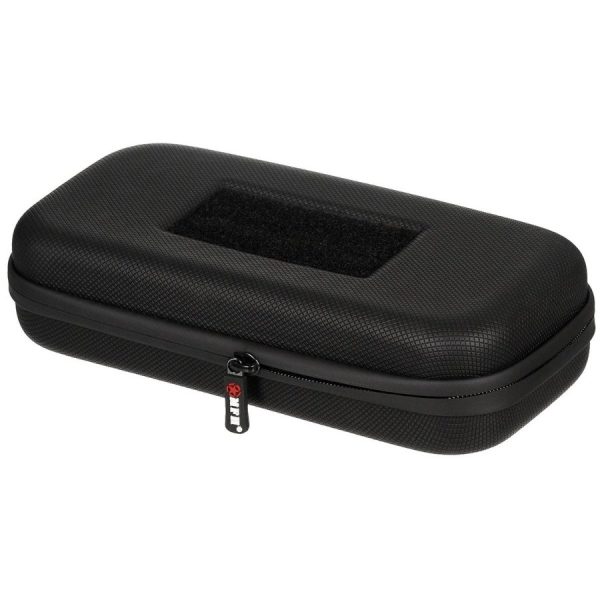 Custodia rigida grande MFH di colore nero con strap