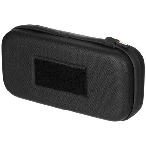 Custodia rigida grande MFH di colore nero con strap