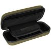 Custodia rigida grande MFH di colore verde con strap