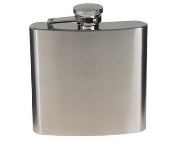 Fiaschetta in acciaio inox opaco, 170ml