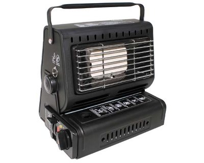 images Stufa a gas accensione piezoelettrica nera.