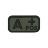 Patch gruppo sanguigno in gomma A POS
