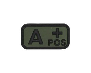 Patch gruppo sanguigno in gomma A POS
