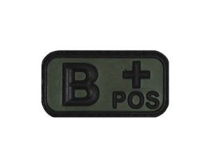 Patch gruppo sanguigno in gomma B POS