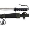 Coltello survival  "jungle2" manico alluminio