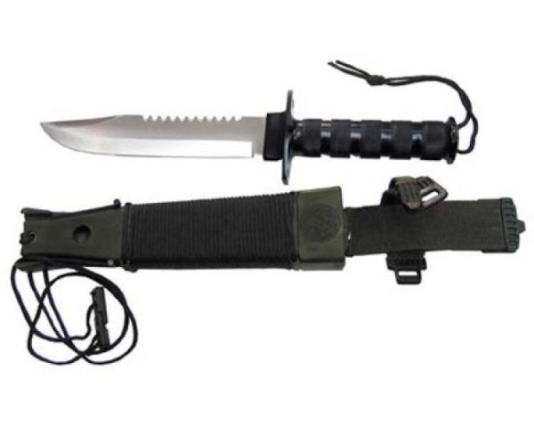 Coltello survival  "jungle2" manico alluminio