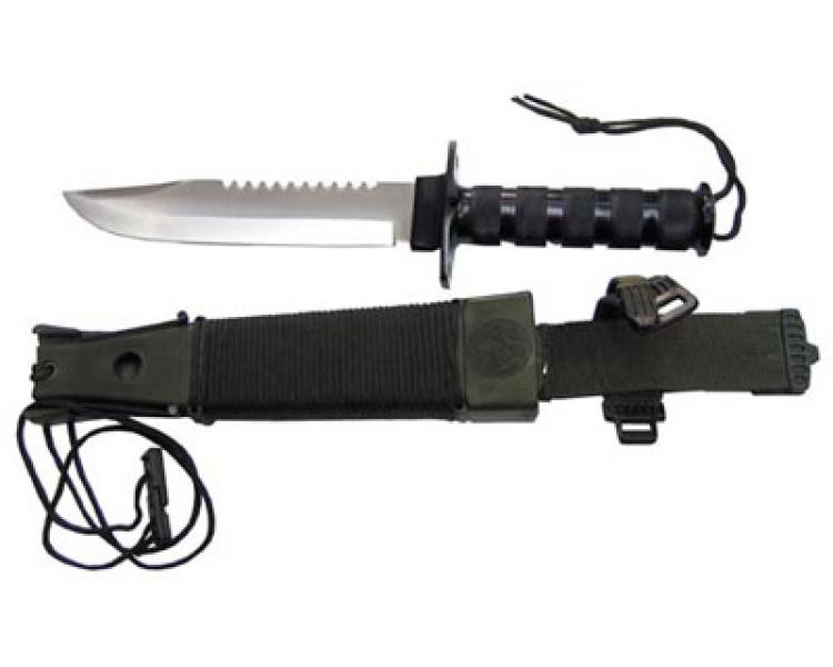 Coltello survival "jungle2" manico alluminio