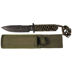 Coltello survival paracord Fox Outdoor camo
