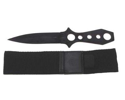 Coltello da lancio nero